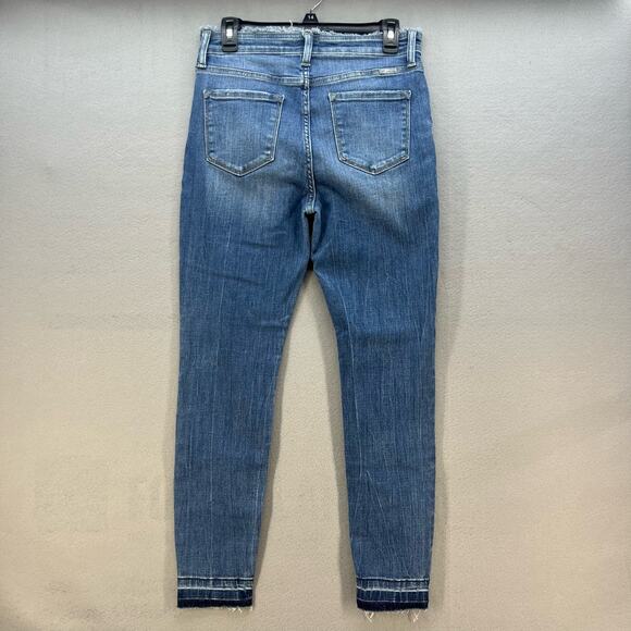 Kancan Jeans Women's 9/28 Blue Geneva High Rise Ankle Skinny Preppy Normcore - Picture 10 of 14